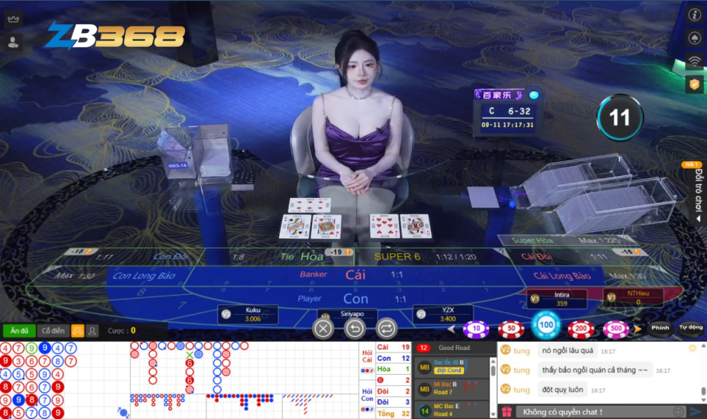 Casino Online ZB368 Baccarat